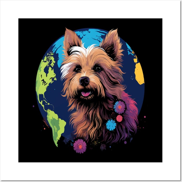 Australian Terrier Earth Day Wall Art by JH Mart